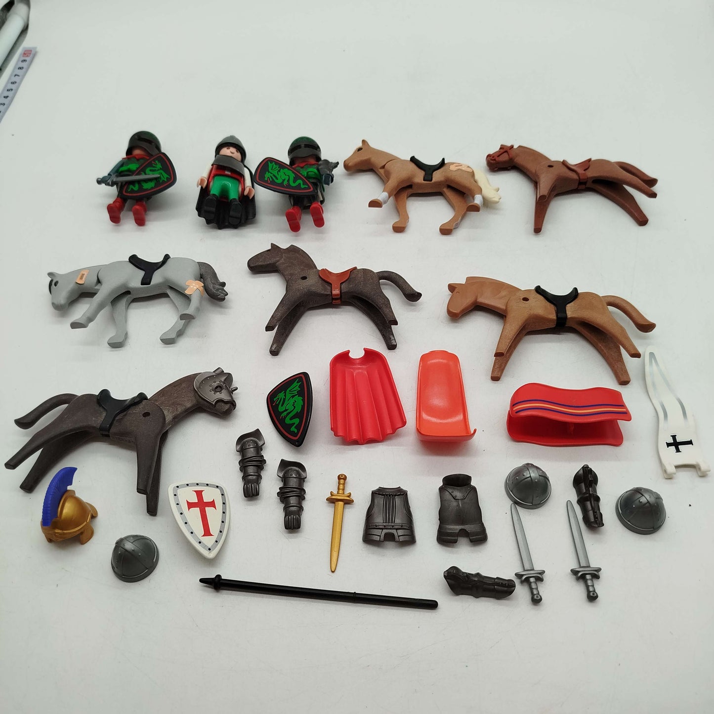Playmobil Bundle Ritter Set von 15 Ritter & Pferde