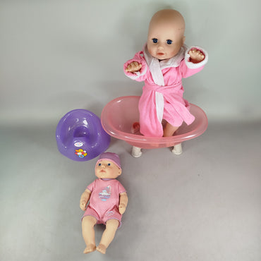 BABY born Bundle 2x Babypuppen mit Wanne&Töpfchen ab 3 4 5 Jahre | ✅ geprüft 