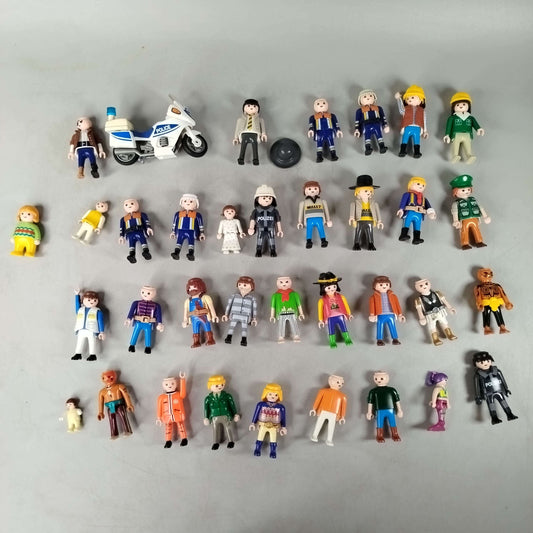 Playmobil Bundle Polizei Set von 35 Figuren & Motorrad