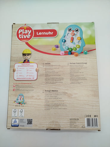 Playtive Lernuhr - Pinguin, OVP, neu