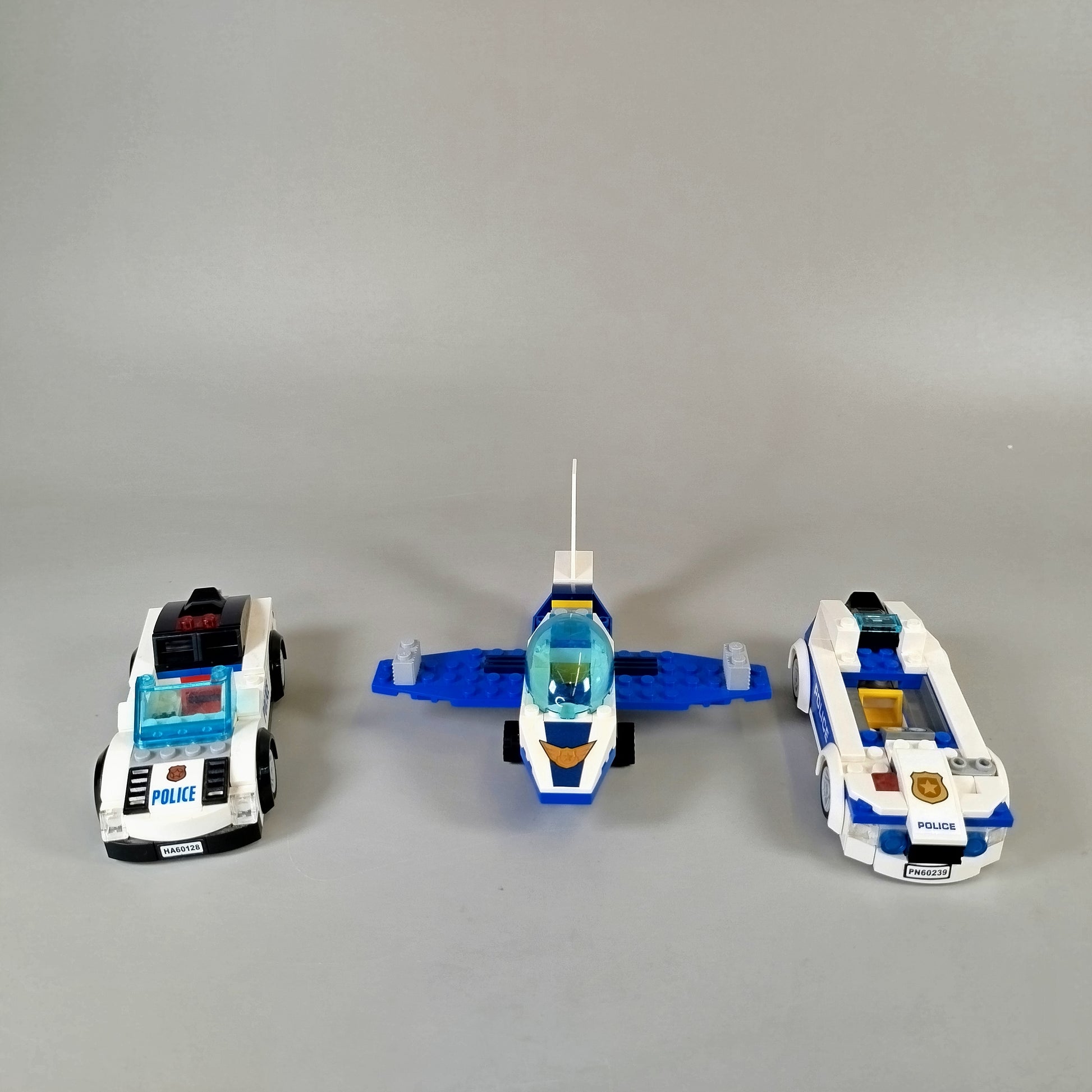 LEGO City Polizeifahrzeuge & Flugzeug - Set von 3