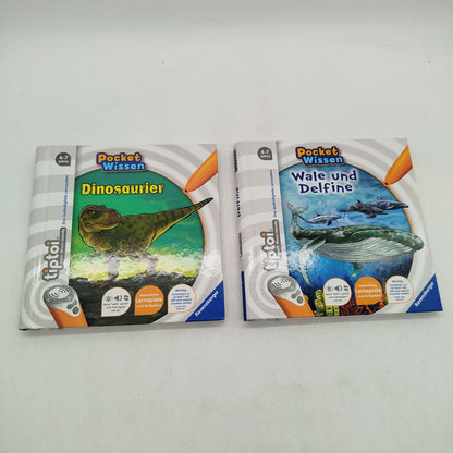 Ravensburger Bundle TipToi 2x Bücher Dinosaurier & Wale