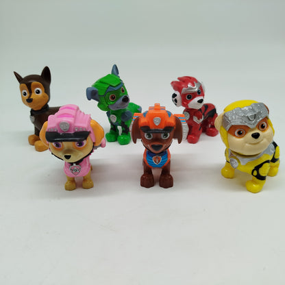 PAW Patrol Figuren-Set – Team Chase, Marshall, Skye, Rubble, Rocky & Zuma