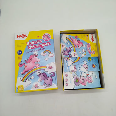 HABA Brettspiel – Einhorn Glitzerglück Der Wolkenschatz, OVP