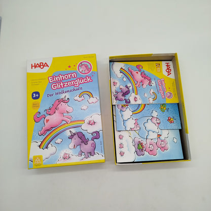 HABA Brettspiel – Einhorn Glitzerglück Der Wolkenschatz, OVP