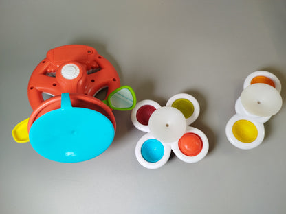 Interaktives Kleinkinder-Spielset – Lenkrad, Hubschrauber & mehr