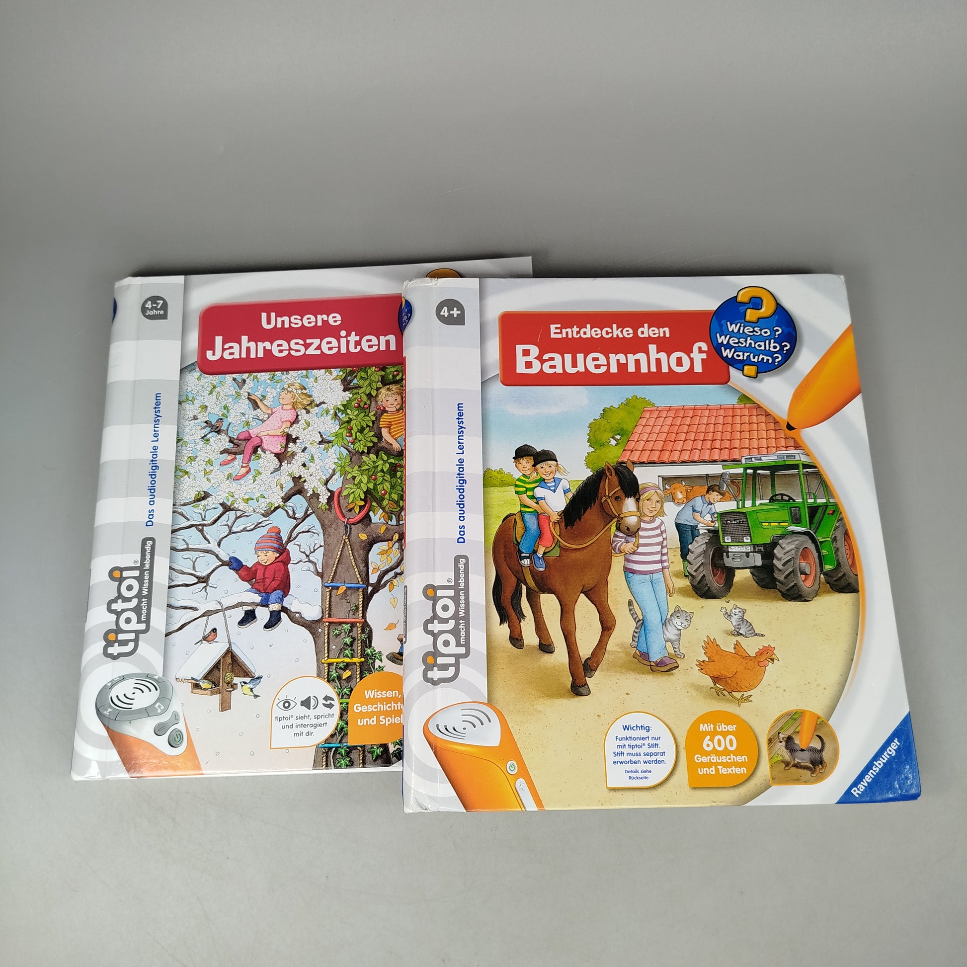 Bundle Ravensburger 2x TipToi Bücher Set, gebraucht, ab 3 Jahre 