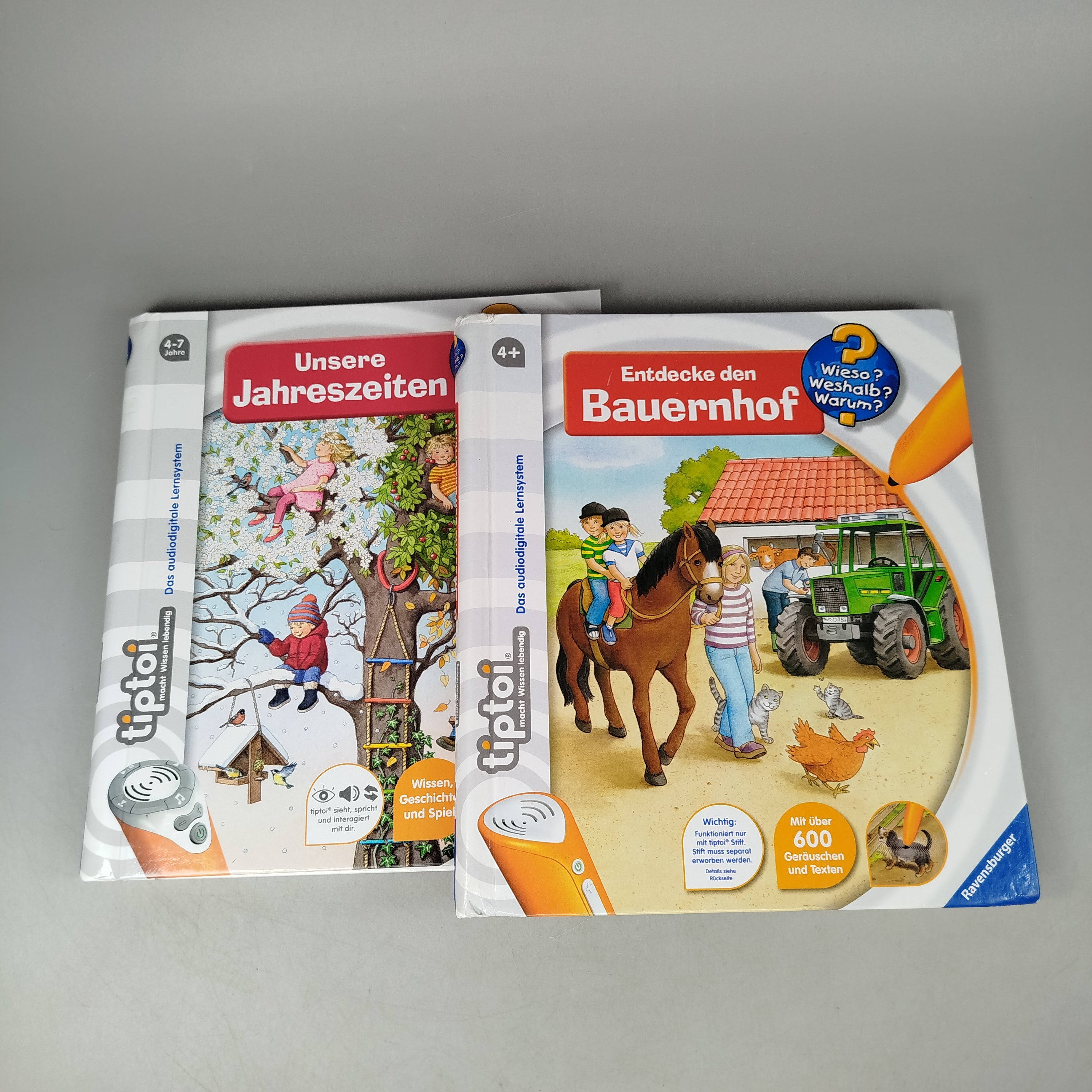Bundle Ravensburger 2x TipToi Bücher Set, gebraucht, ab 3 Jahre 
