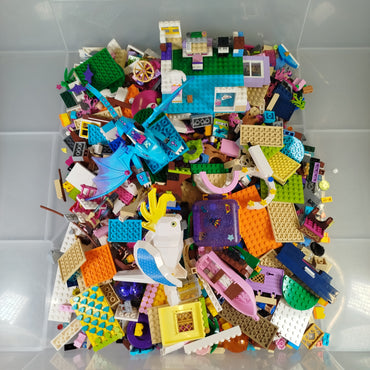 LEGO Friends & Elves Konvolut ca. 1,9 kg mit Figuren und Anleitungen