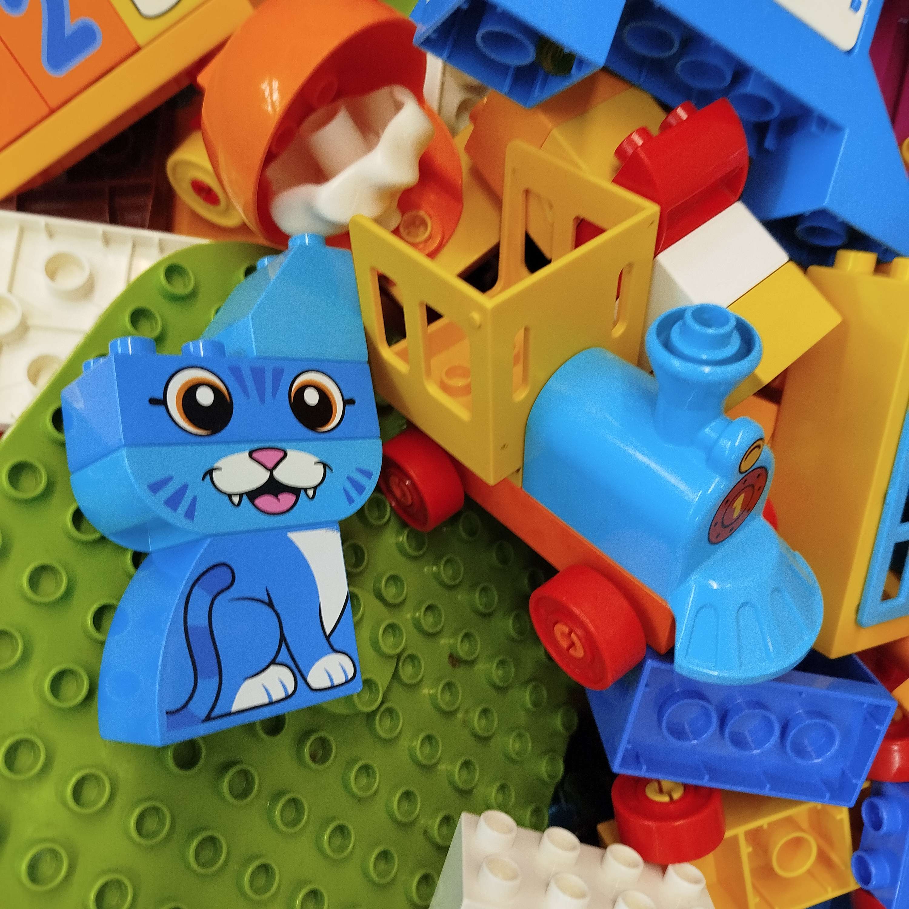 Konvolut LEGODuplo Stein ca. 4,6 kg gebraucht&gewaschen ab 3 Jahre 