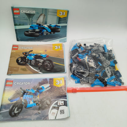 LEGO Bundle 60312 31114 Set von 2 Auto & Bike gebraucht ab 6 Jahre 