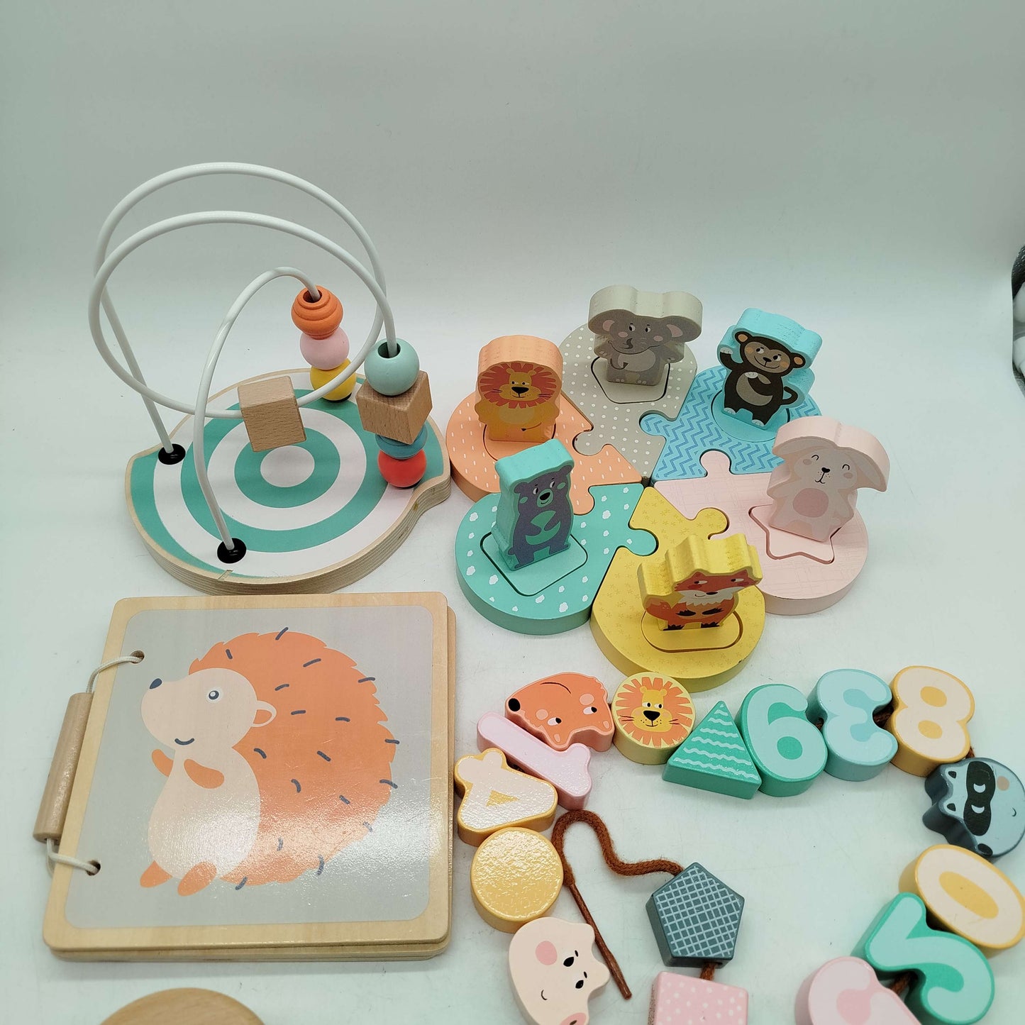 Oh My Baby Bundle Holz 4er Motorik & Puzzle ab 1 2 3 Jahre | ✅ geprüft 