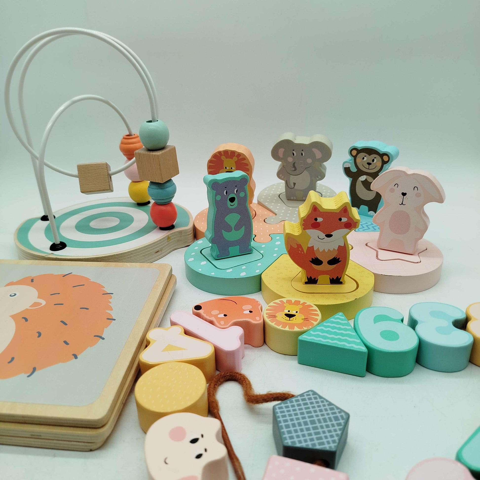 Oh My Baby Bundle Holz 4er Motorik & Puzzle ab 1 2 3 Jahre | ✅ geprüft 