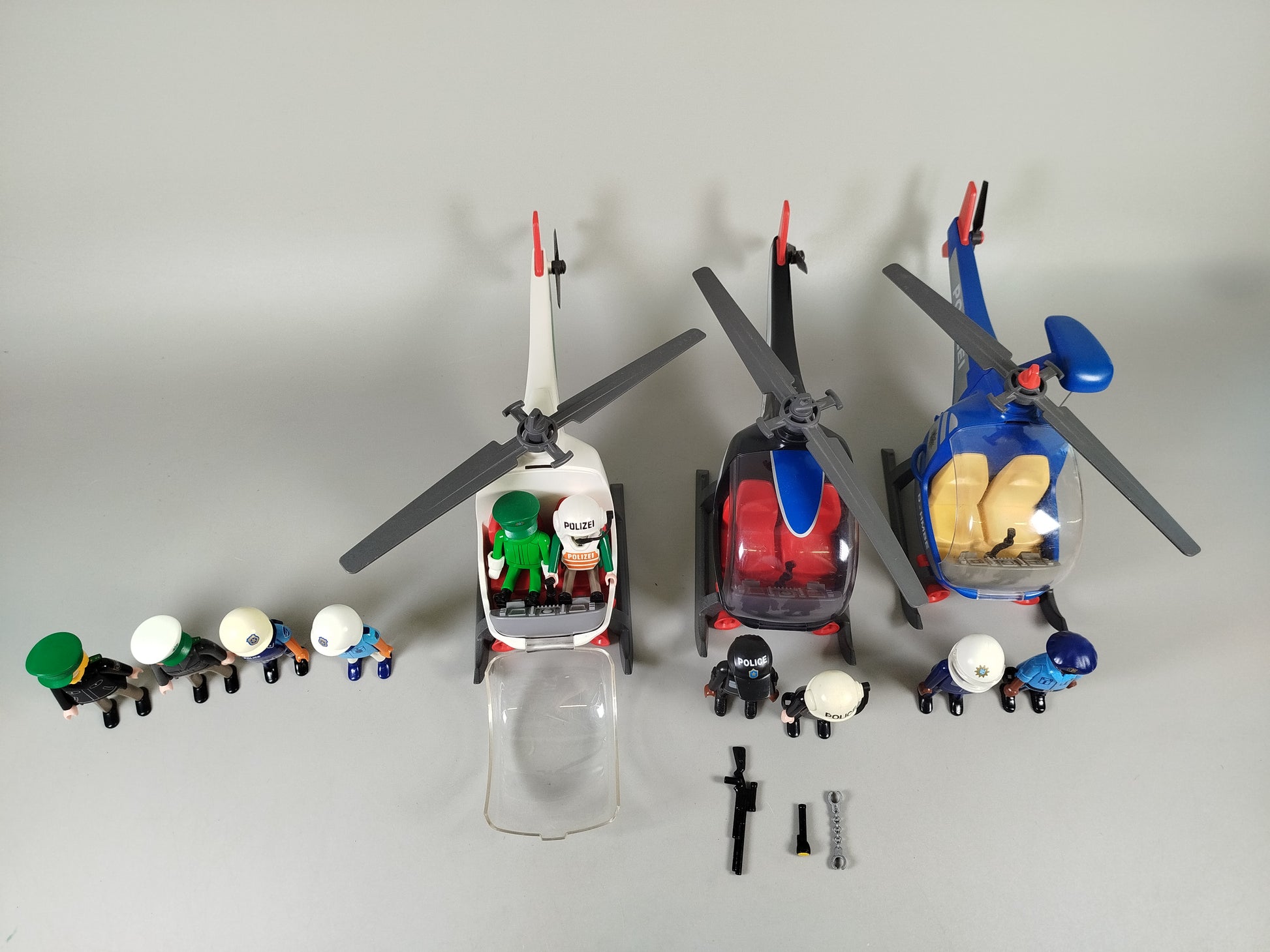 Playmobil Polizei-Set mit Hubschraubern, Figuren, ca. 4,2 kg