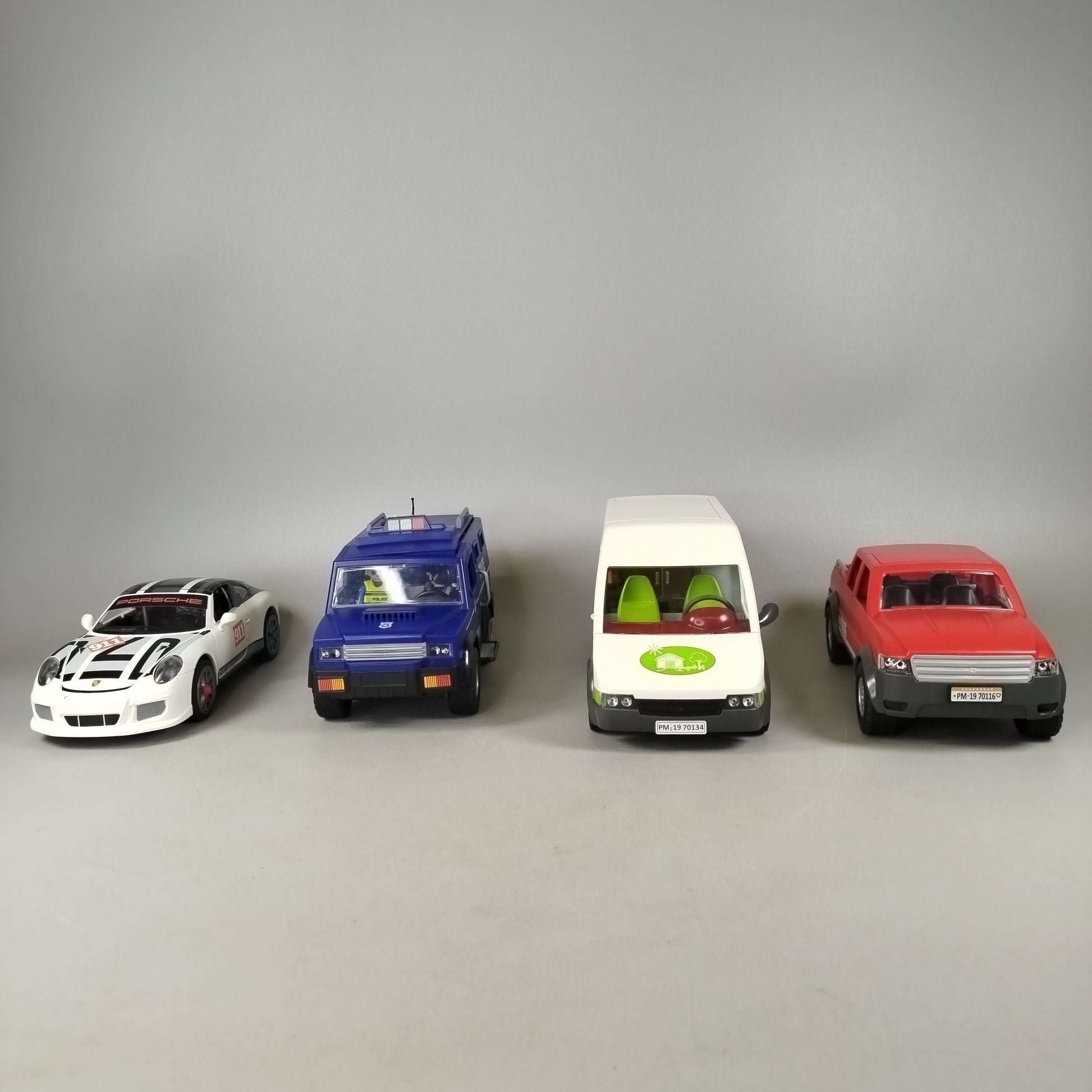 Konvolut Playmobil Fahrzeuge & Marktszene ca. 1,0 kg, gebraucht, ab 3 Jahre 