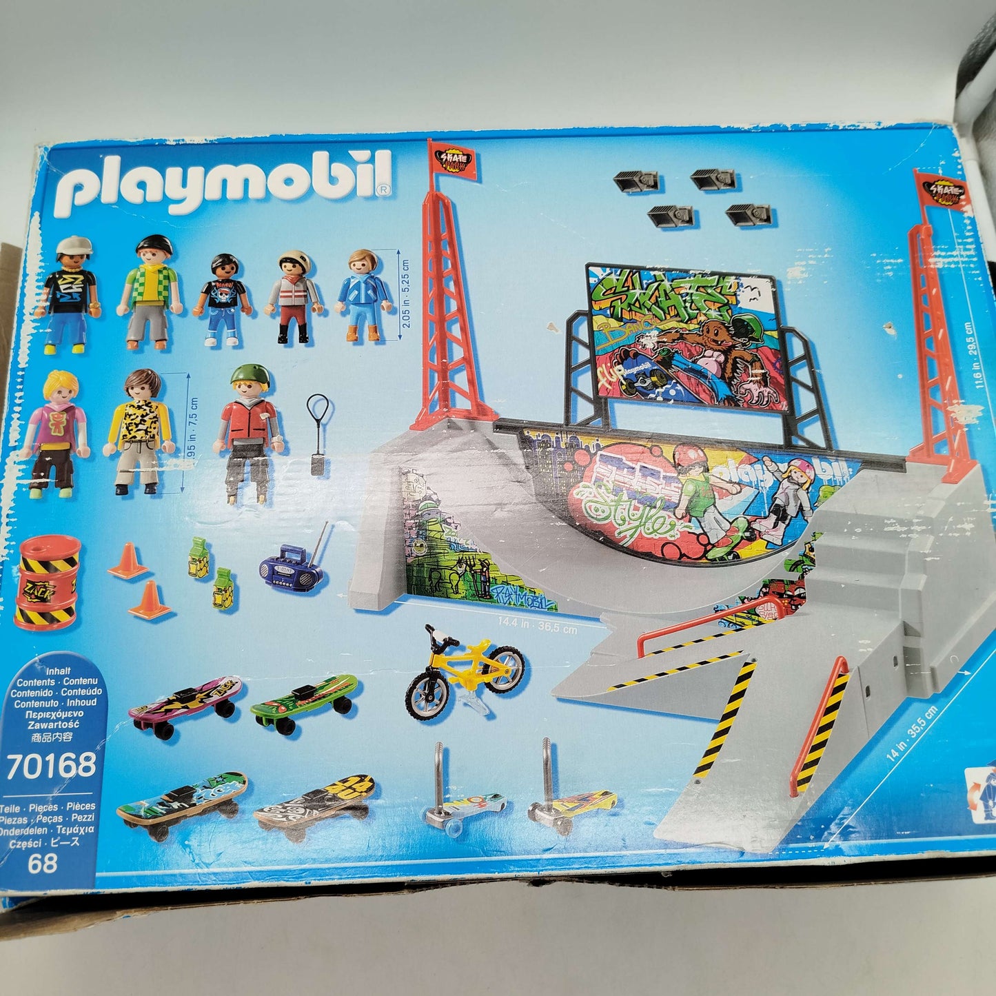 Playmobil Skatepark 70168 Set