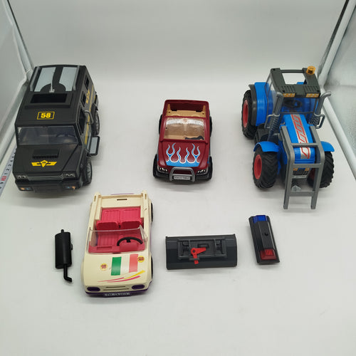 Playmobil Bundle Fahrzeuge Set von 4 Autos ab 3 4 5 Jahre | ✅ geprüft 