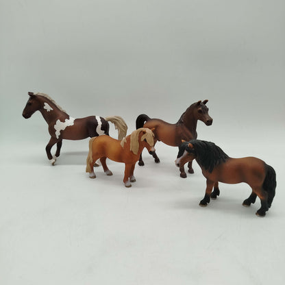 Schleich Bundle Tierfiguren Set von 9 Pferde & Reh ab 3 4 5 Jahre | ✅ geprüft 