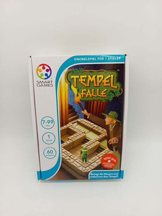 SmartGames Brettspiel Tempel Falle – Logikspiel mit 60 Herausforderungen, neu