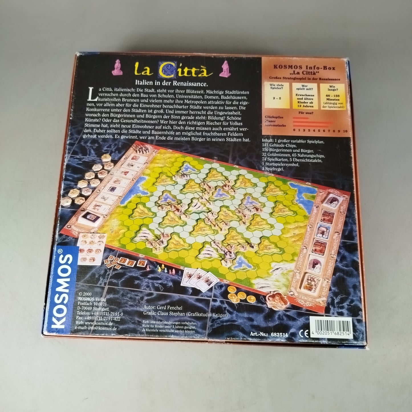 KOSMOS La Città 682518 Brettspiel Strategiespiel