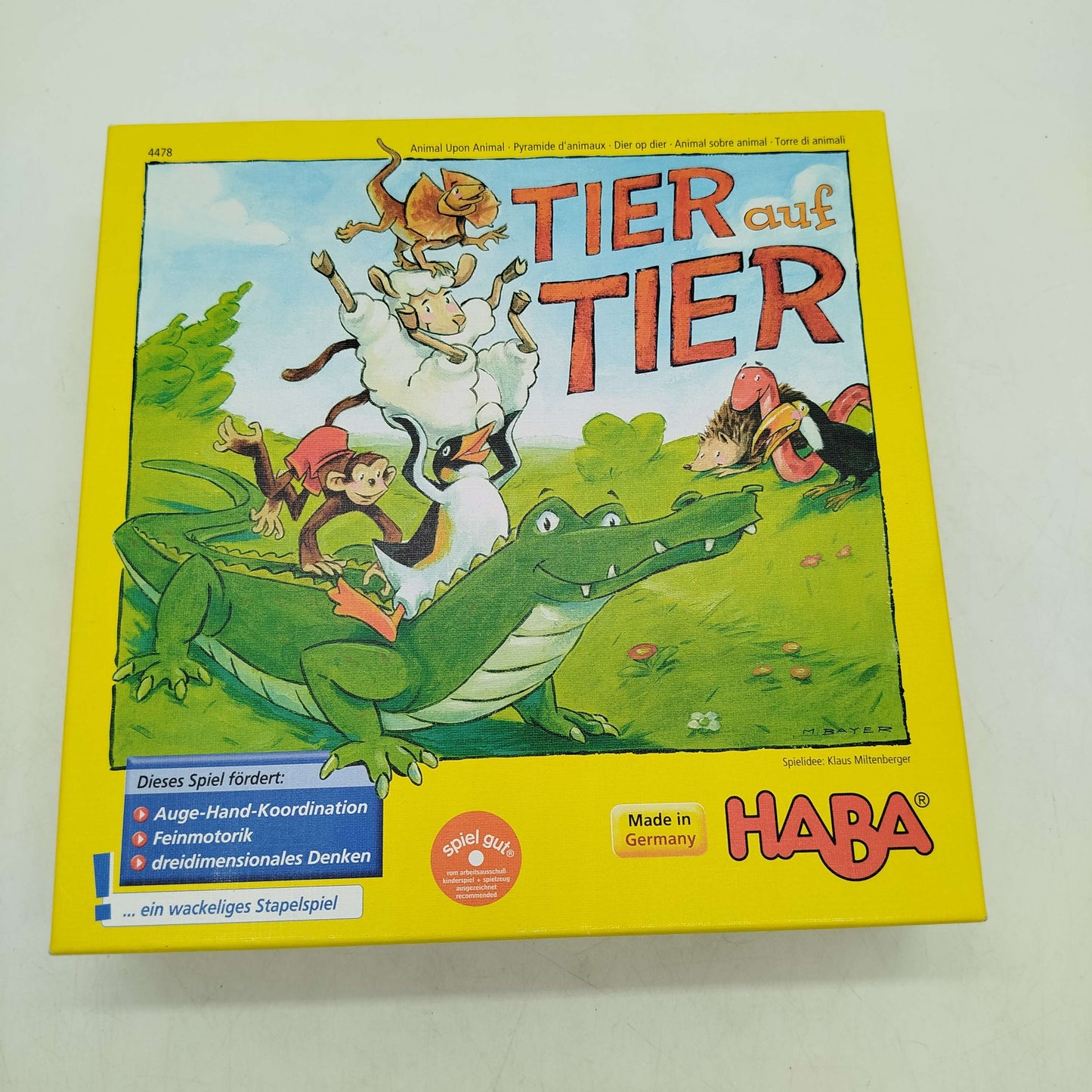 HABA Tier auf Tier 4478 Holzstapelspiel, gebraucht, ab 3 4 5 Jahre | ✅ geprüft 