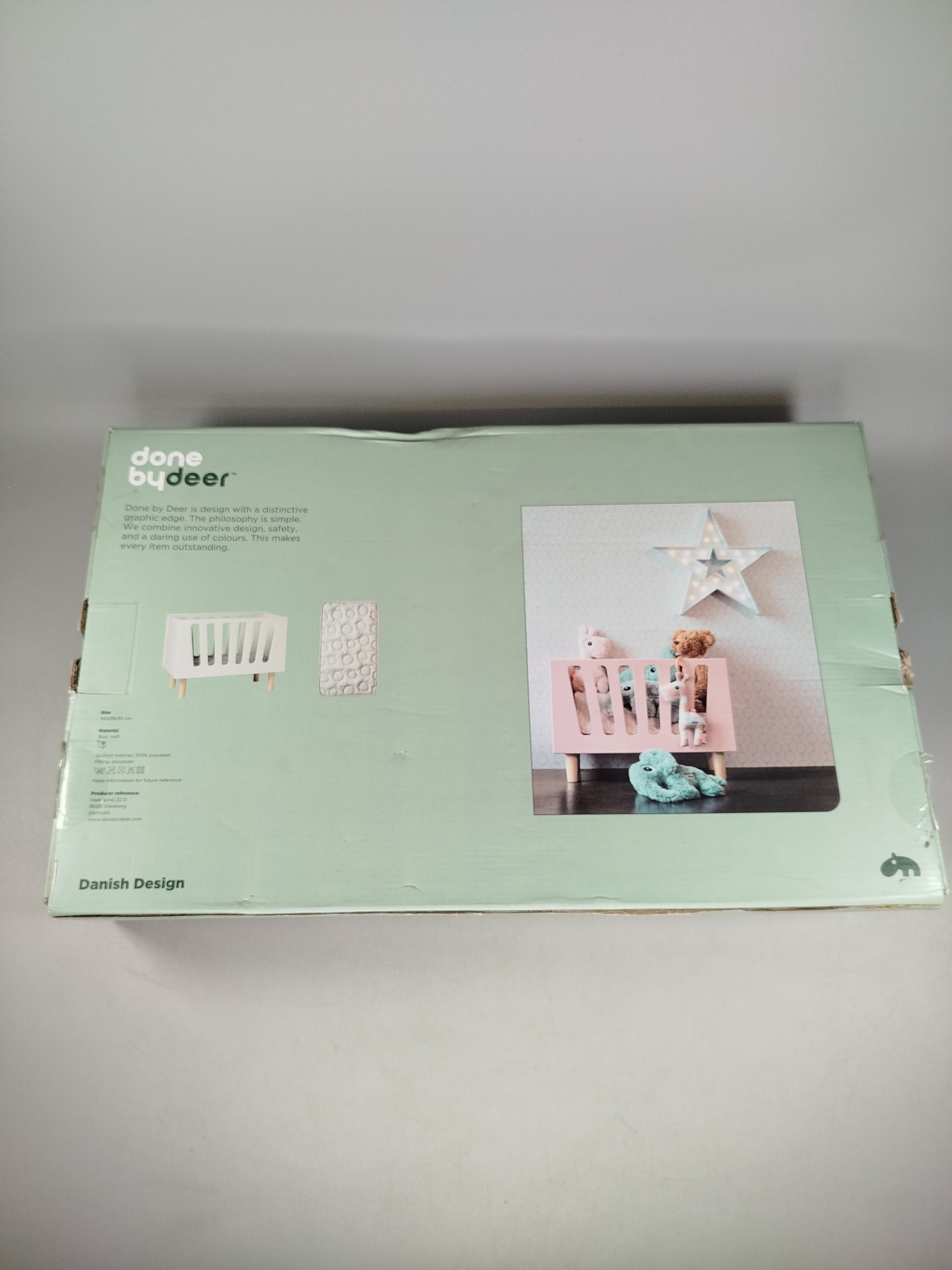 done by deer Puppenbett Tiny Cot – mit Matratze, OVP