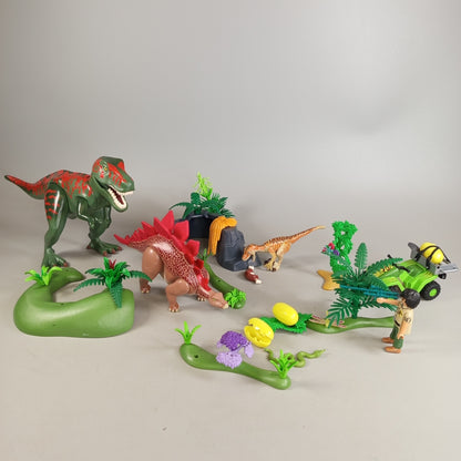 Dinosaurier Spielset – mit 3 Dinos & Forscherfigur
