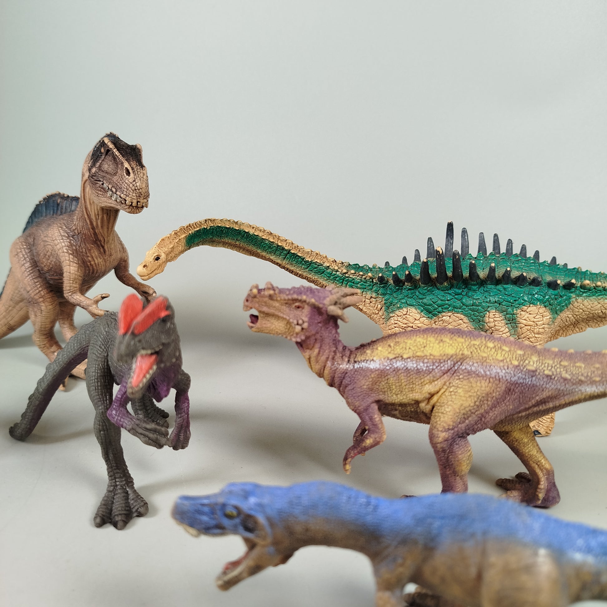 Schleich Dinosaurier Set von 6 Figuren – Urzeit Dinos, sehr gut