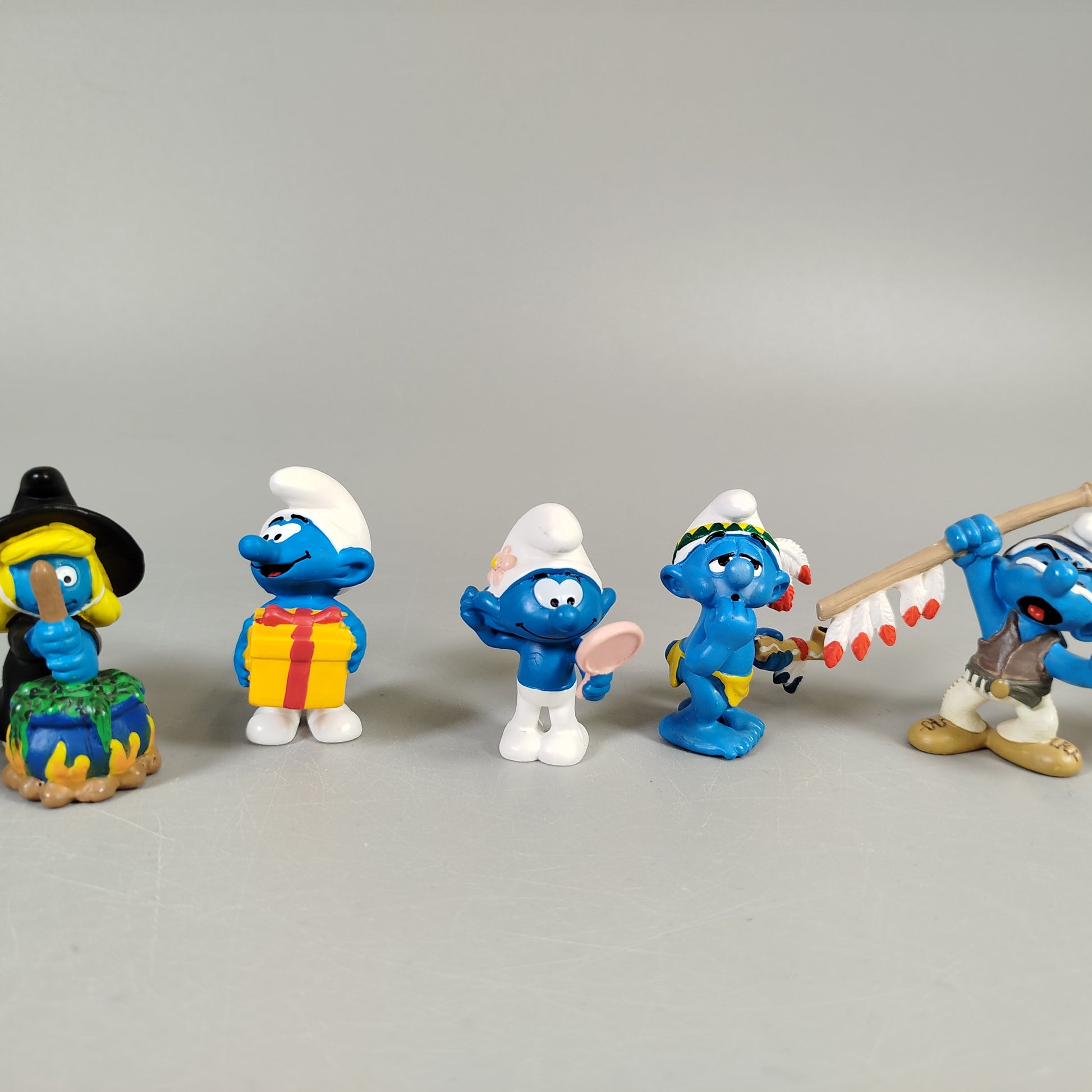 Schleich Schlümpfe Indianer & Pilger Set – 11 Figuren