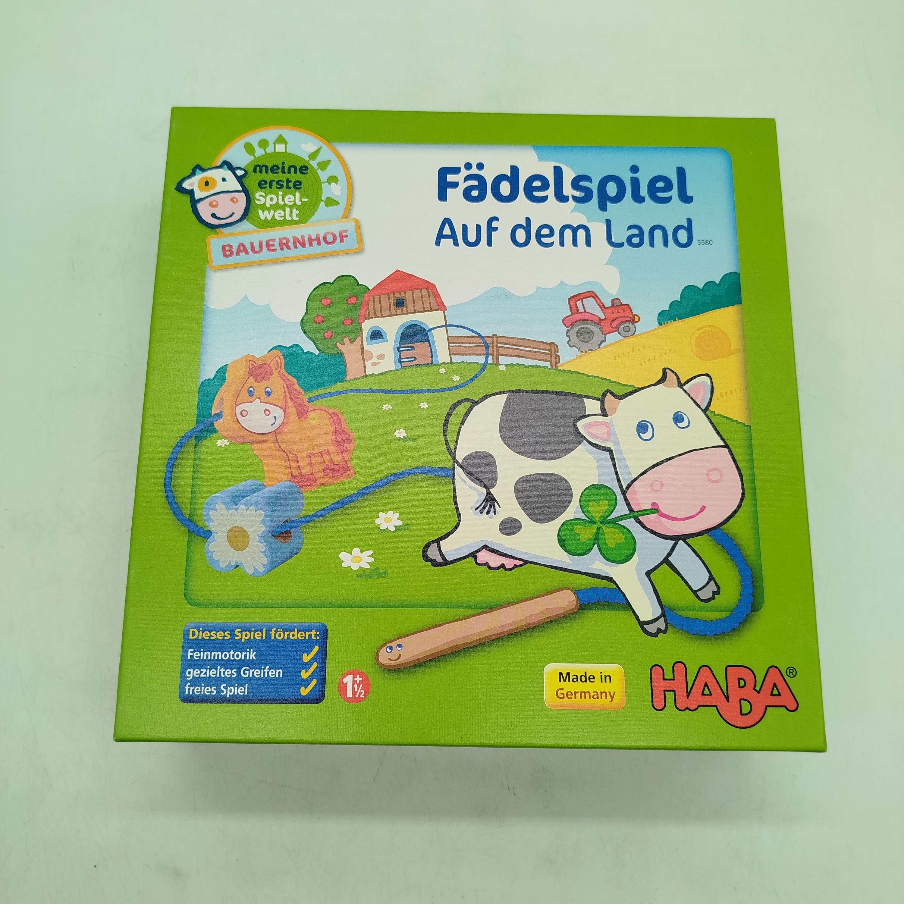 HABA Fädelspiel Auf dem Land 5580, gebraucht, ab 1 2 3 Jahre | ✅ geprüft 