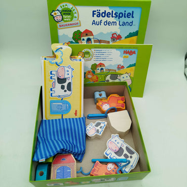 HABA Fädelspiel Auf dem Land 5580, gebraucht, ab 1 2 3 Jahre | ✅ geprüft 