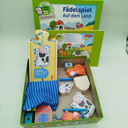 HABA Fädelspiel Auf dem Land 5580, gebraucht, ab 1 2 3 Jahre | ✅ geprüft 