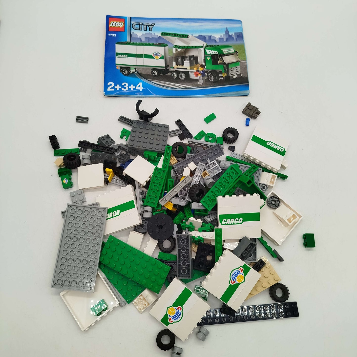 LEGO City 7733 LKW & Gabelstapler 🧱✨, gebraucht, ab 6 7 8 Jahre | ✅ geprüft 