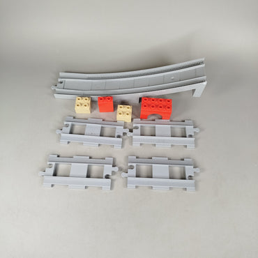 LEGO Duplo Eisenbahn-Schienen & Bausteine, gebraucht, ab 3 Jahre 