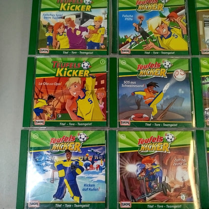 Europa Teufelskicker Hörspiel CD-Set von 16 – Jugend-Fußball Abenteuer