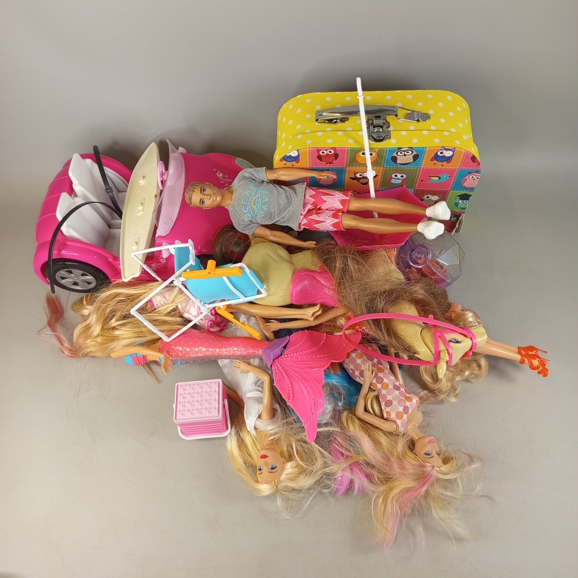 Barbie Bundle Dolls & Pferd 👗💖 Set von 9, ab 3 4 5 Jahre | ✅ geprüft 