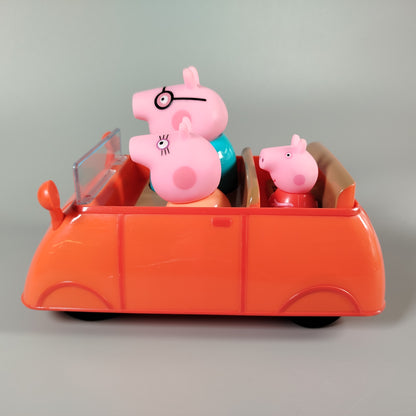  Spielfiguren & Auto - Peppa Pig & Affe