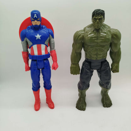 Hasbro Bundle Cap.America&Hulk Set von 2 Figuren ab 6 7 8 Jahre | ✅ geprüft 