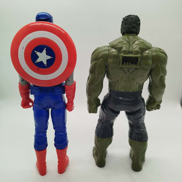 Hasbro Bundle Cap.America&Hulk Set von 2 Figuren ab 6 7 8 Jahre | ✅ geprüft 