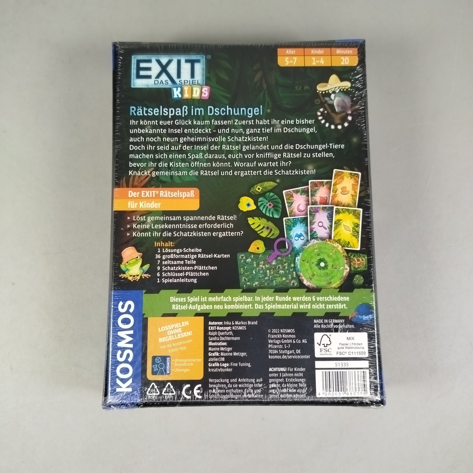 KOSMOS EXIT Kids Brettspiel, wie neu, ab 3 4 5 Jahre | ✅ geprüft 