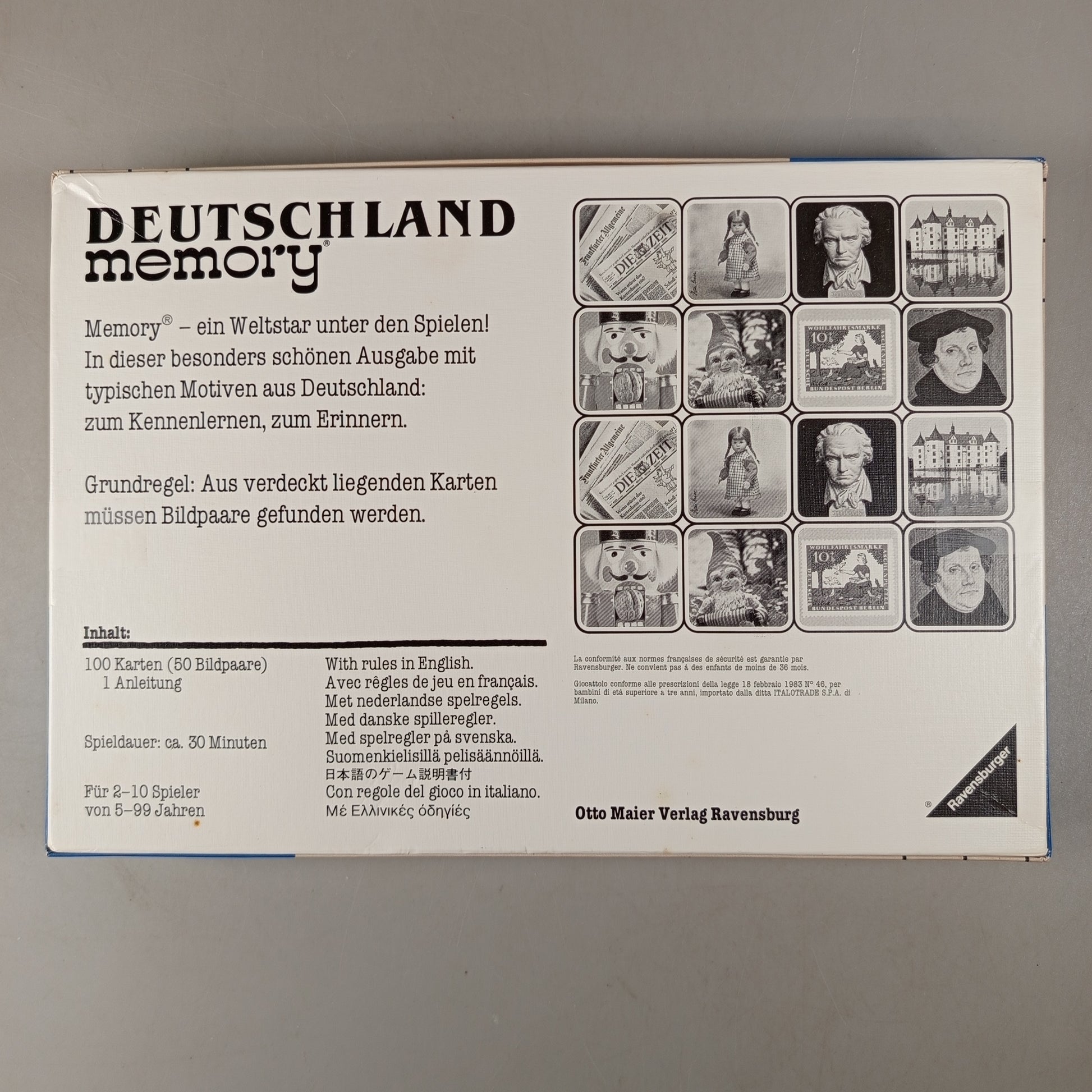 Ravensburger Deutschland Memory, gebraucht, ab 3 4 5 Jahre | ✅ geprüft 