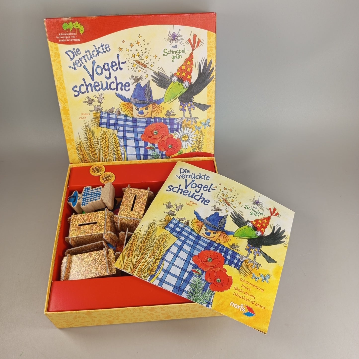 Noris Spiele Brettspiel – Die verrückte Vogelscheuche, OVP