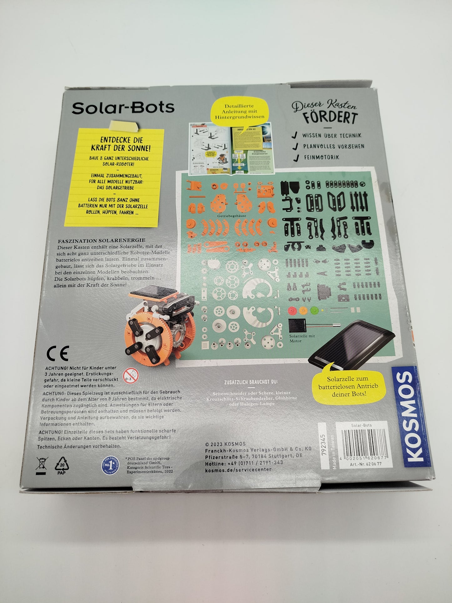 Kosmos Solar-Bots Set - 8 Modelle, wie neu