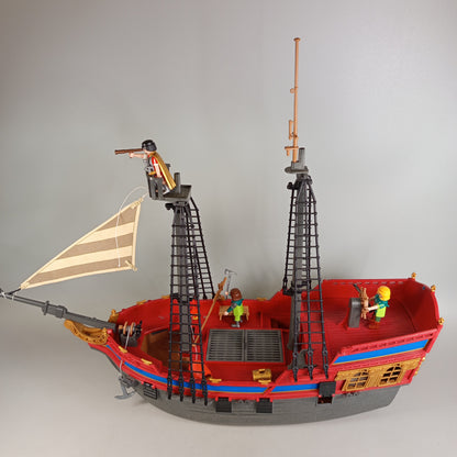 Playmobil Piraten-Schiff mit Figuren, gebraucht, ab 3 Jahre 