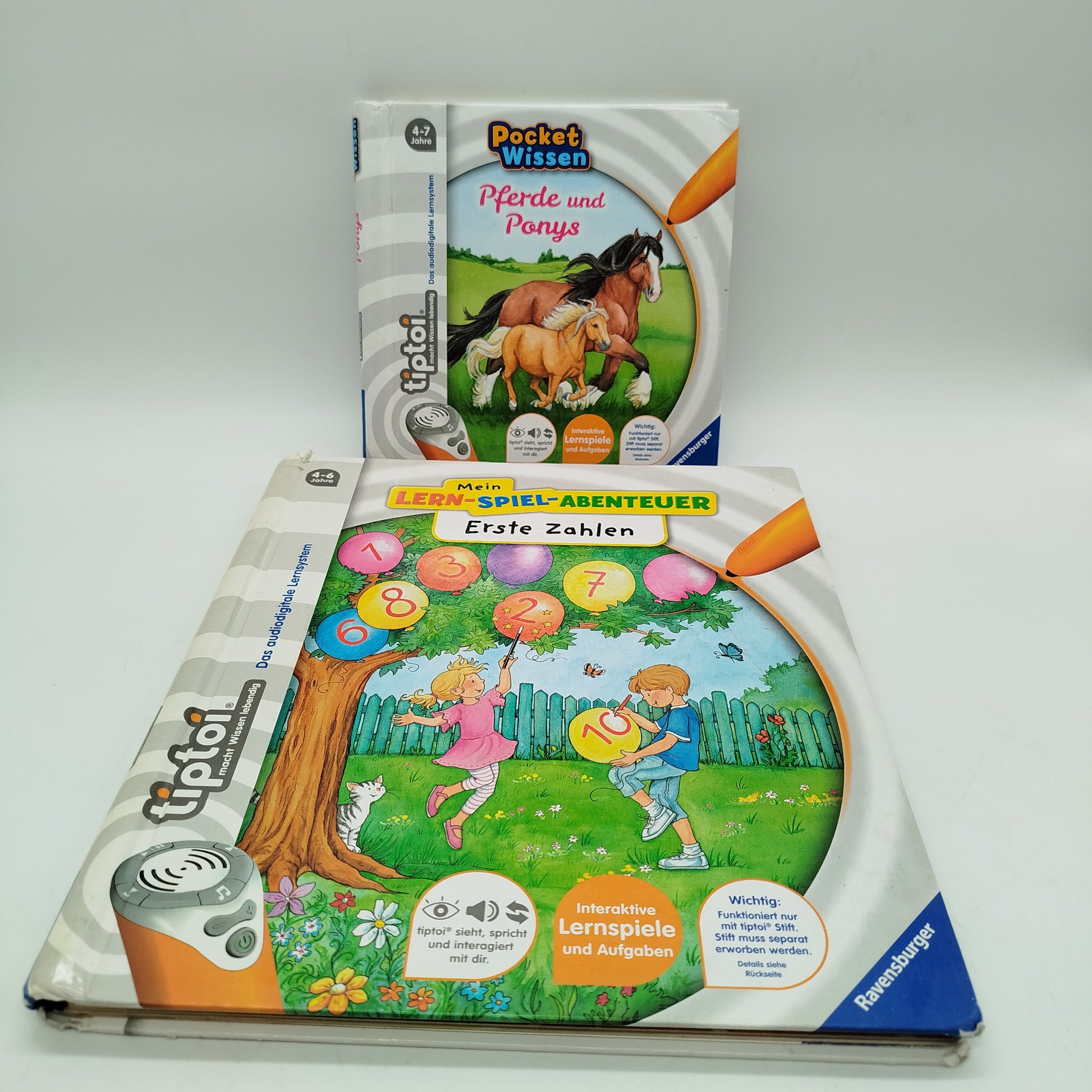 Bundle Ravensburger TipToi Lernspiel-Set, gebraucht, ab 3 Jahre | geprüft 