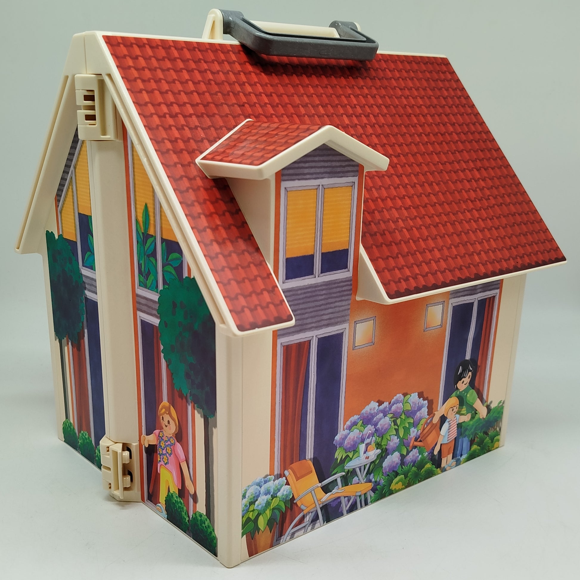 Puppenhaus Spielset – faltbares Haus mit Figuren & Möbeln, gutes Set