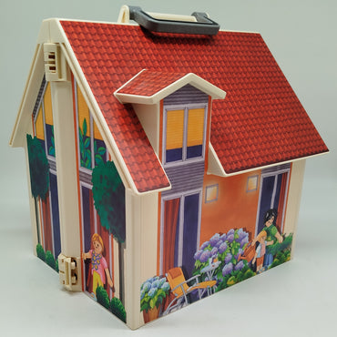 Puppenhaus Spielset – faltbares Haus mit Figuren & Möbeln, gutes Set