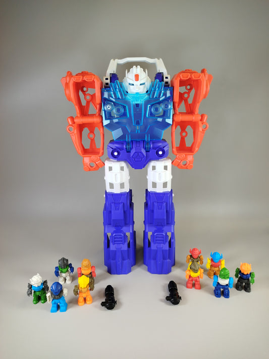  Transformierender Roboter mit Licht und Sound