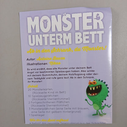 Scorpion Masqué Monster unterm Bett Brettspiel, ab 3 4 5 Jahre | ✅ geprüft 