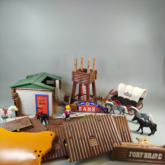 Playmobil Western Fort Bravo Set, ohne OVP, guter Zustand